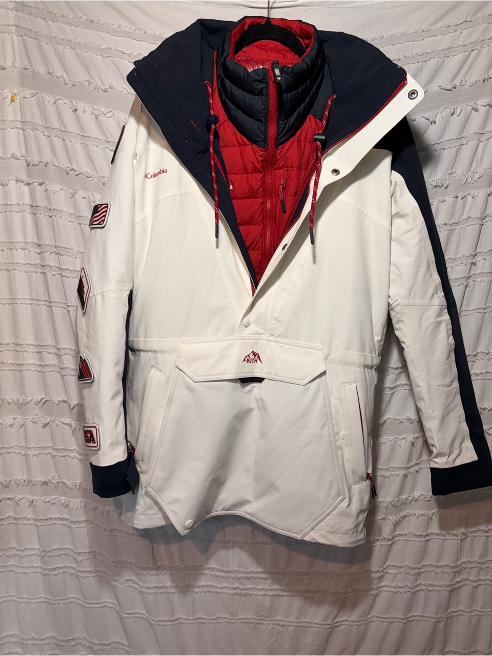 Kith x Columbia interchangeable jacket